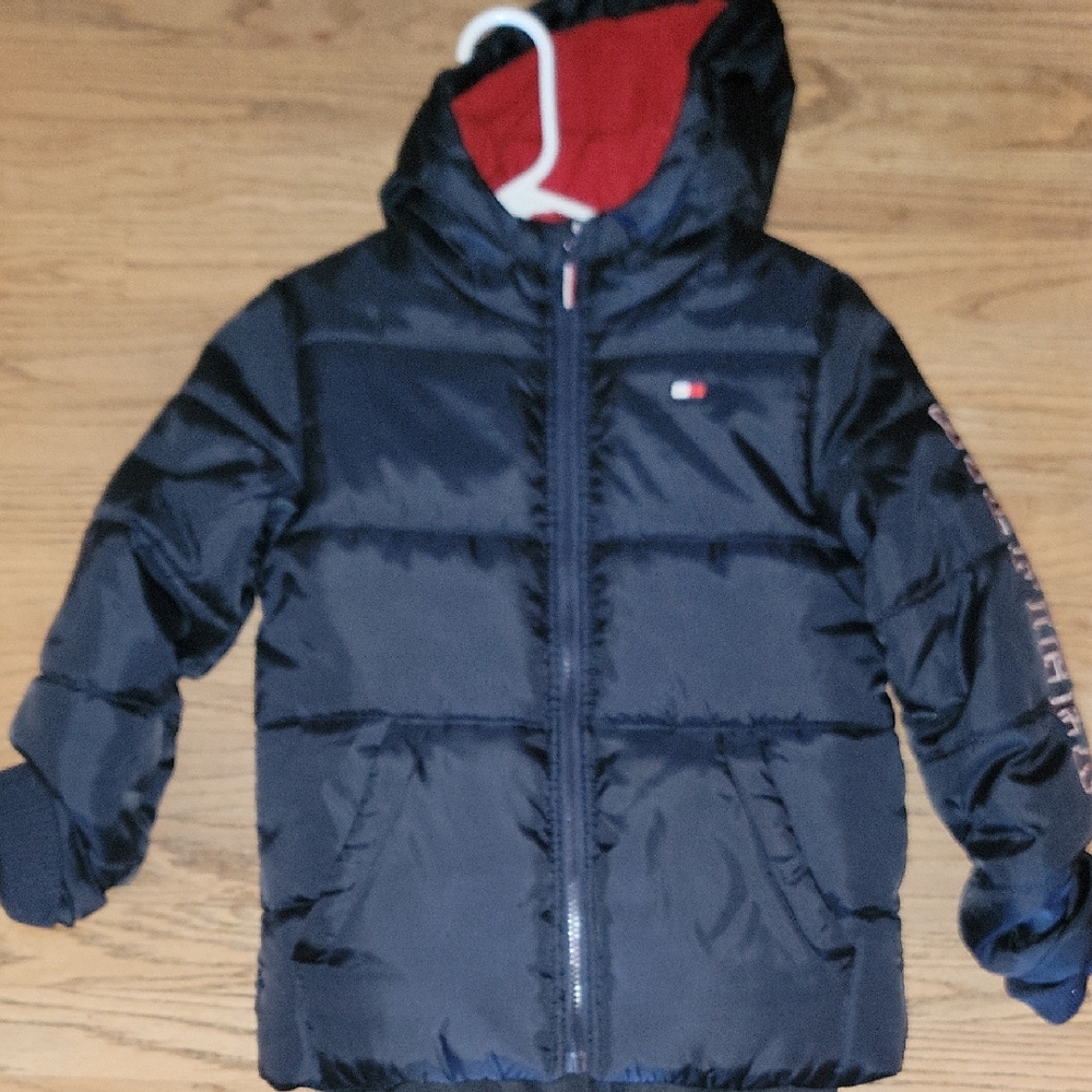 Tommy Hilfiger Navy and Red Jacket
